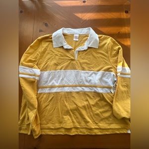 Cropped polo long sleeve